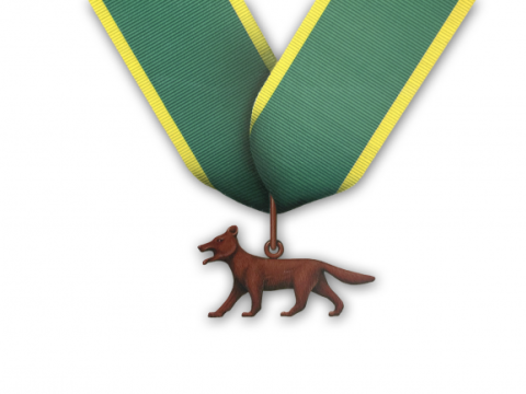 Bronze wolf