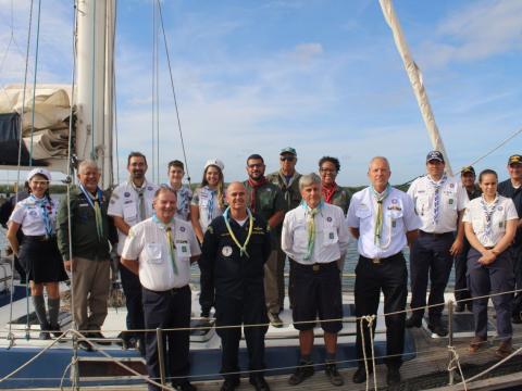 Les Scouts du Brésil partent pour un voyage en voilier sans précédent le long de la côte brésilienne