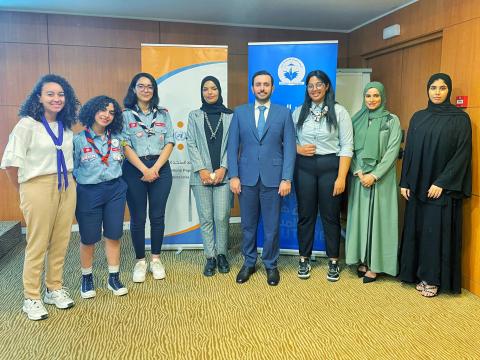 Des Scouts tunisien participent au Forum régional de consultation pour les adolescents et les jeunes ICPD@30 en Tunisie, organisé par le FNUAP et de partenaires stratégiques