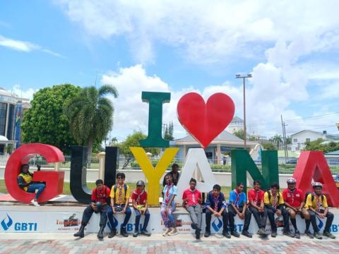 Scouts TT camino de Guyana 