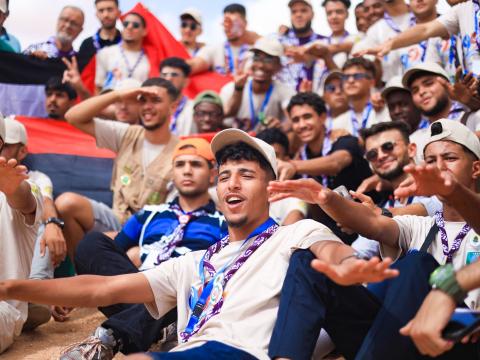 Arab Rovers enjoying scout