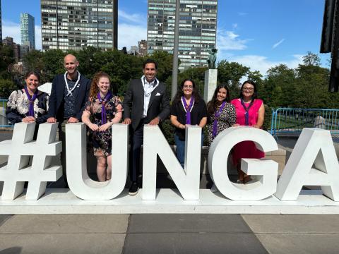 Youth reps at UNGA