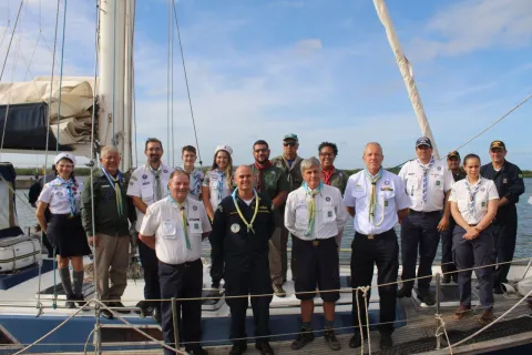 Scouts of Brazil set off for an unprecedented sail of the Brazilian coast