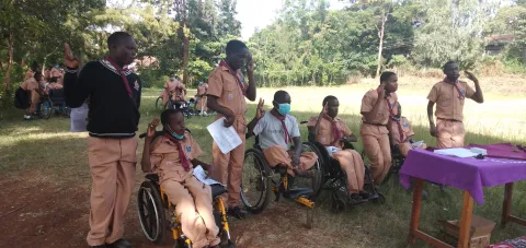 Ticket to Life Scout Group in Kenya