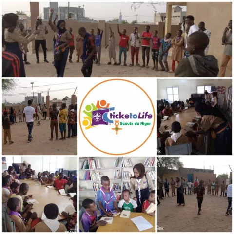 Compilation of photos from Ticket to Life in Niger