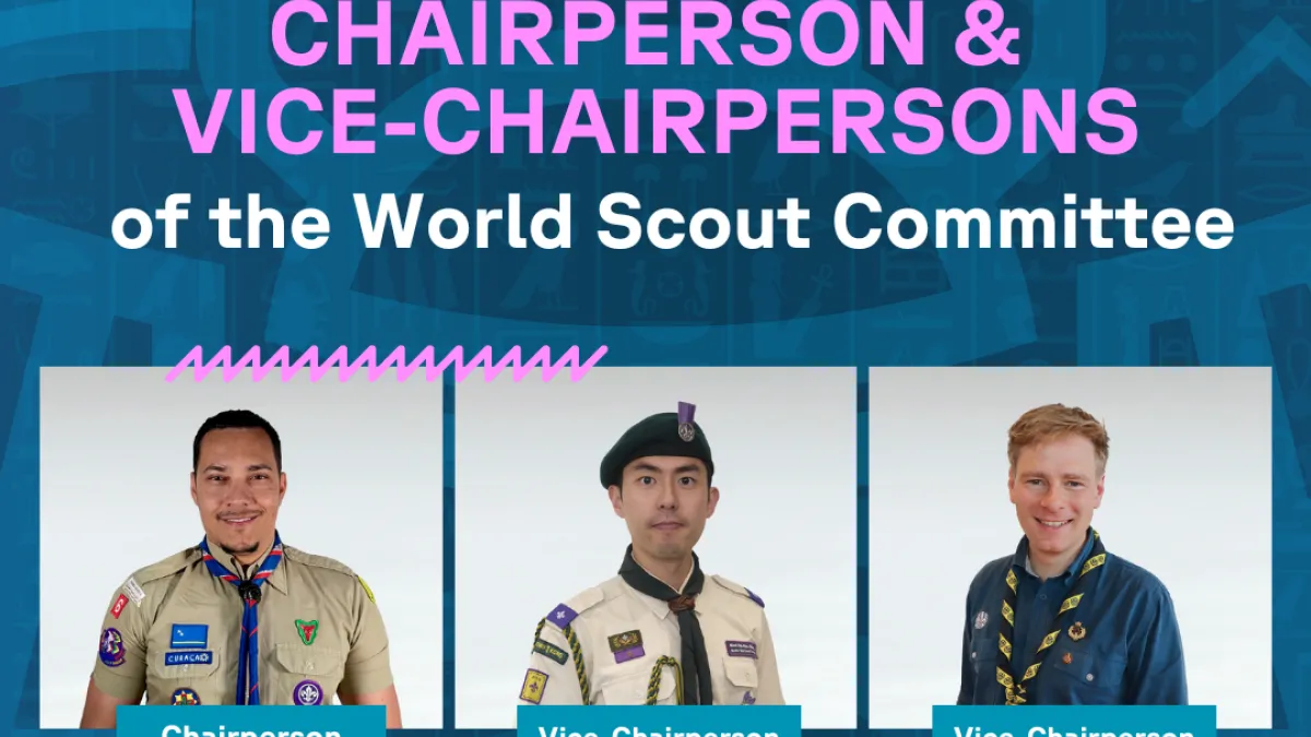 Chair and Vice-Chair appointed for World Scout Committee 2024-2027